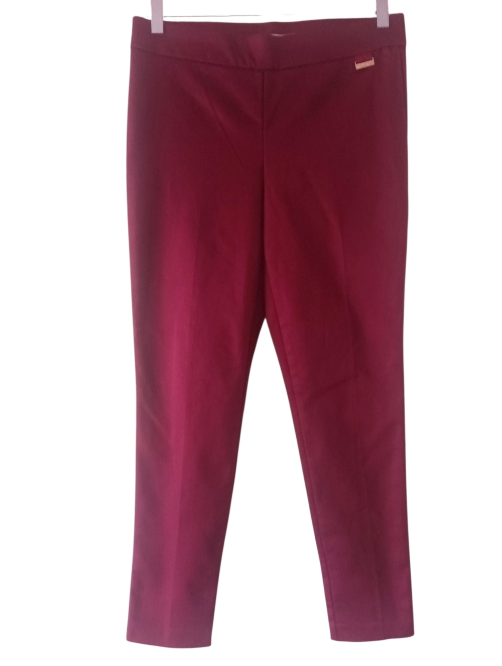 Calvin Klein Dark Red Stretch Pants Size M NWOT